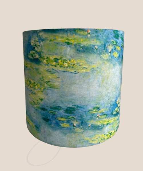 Blue Monet Print Lampshade