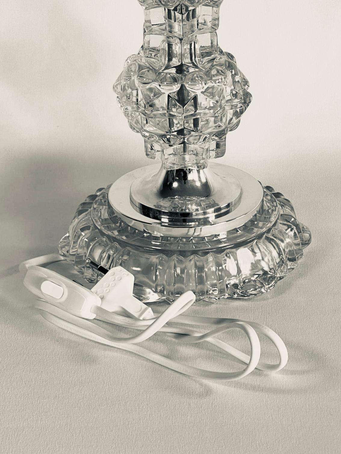 French Retro Tiered Glass Table Lamp