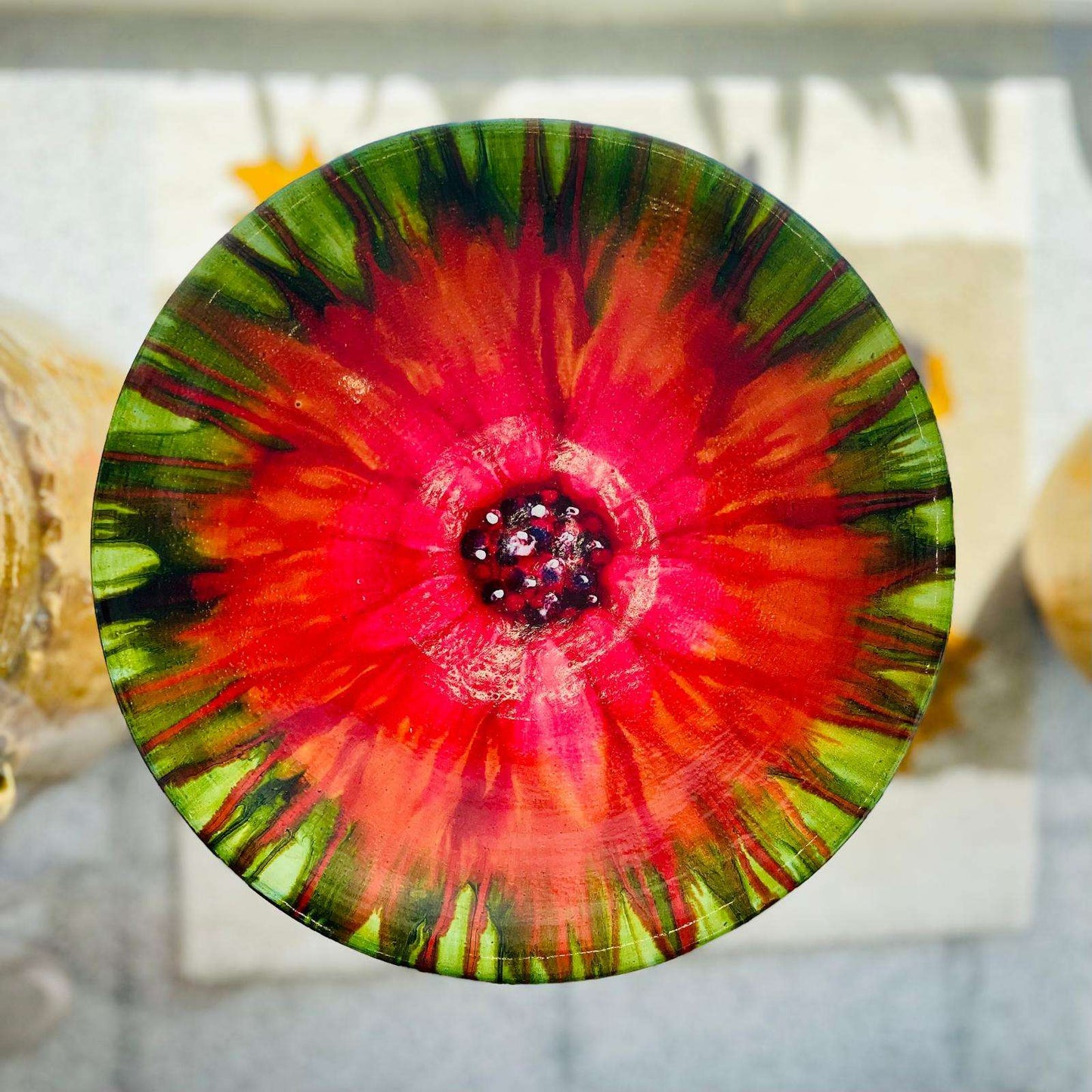 Hand-Painted Spanish Ceramic Platter