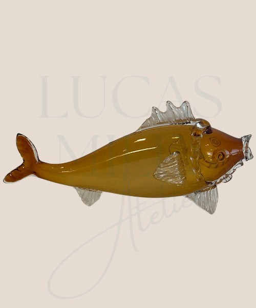 Vintage Murano Style Bottle Fish