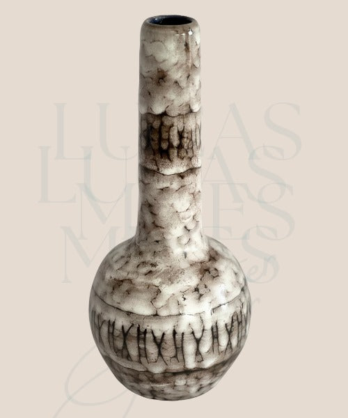 Vintage Earth Toned Ceramic Vase