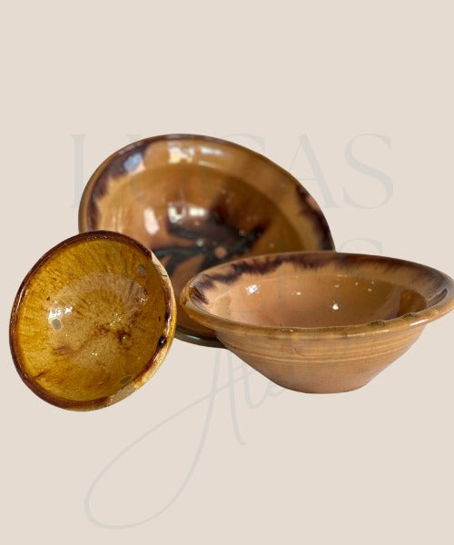 Three Vintage Bowls from Nijar